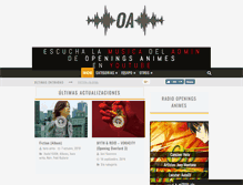 Tablet Screenshot of openingsanimes.com